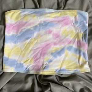 multi color tube top